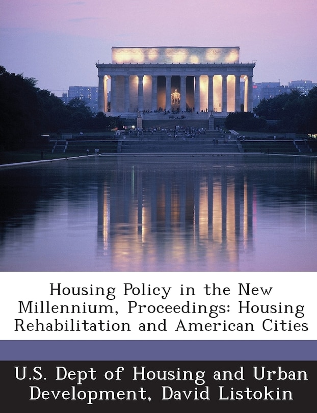 Couverture_Housing Policy In The New Millennium, Proceedings