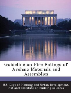 Couverture_Guideline on Fire Ratings of Archaic Materials and Assemblies