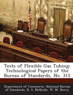 Couverture_Tests Of Flexible Gas Tubing
