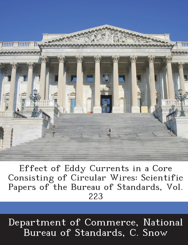 Couverture_Effect Of Eddy Currents In A Core Consisting Of Circular Wires