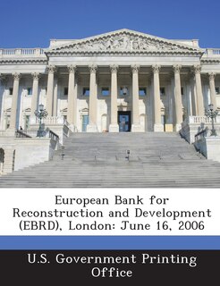 Couverture_European Bank For Reconstruction And Development (ebrd), London