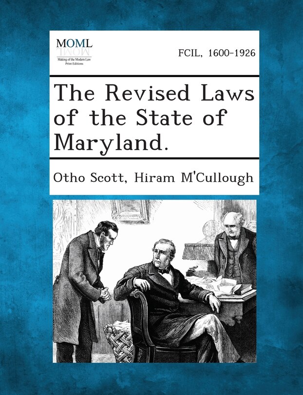 Couverture_The Revised Laws Of The State Of Maryland.