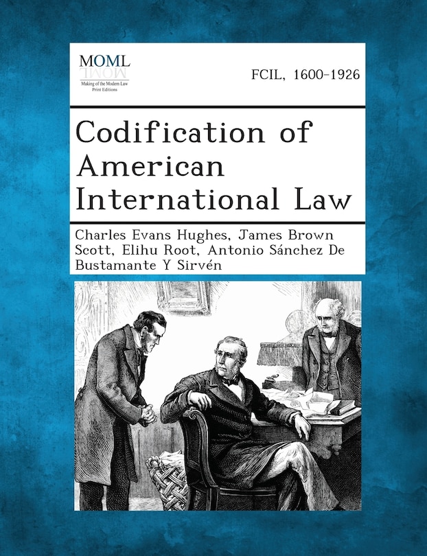 Couverture_Codification Of American International Law