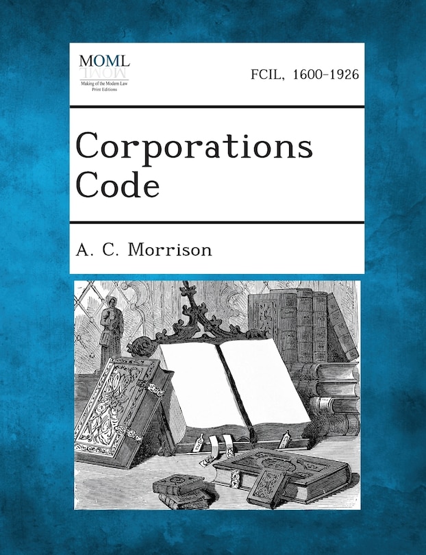 Front cover_Corporations Code
