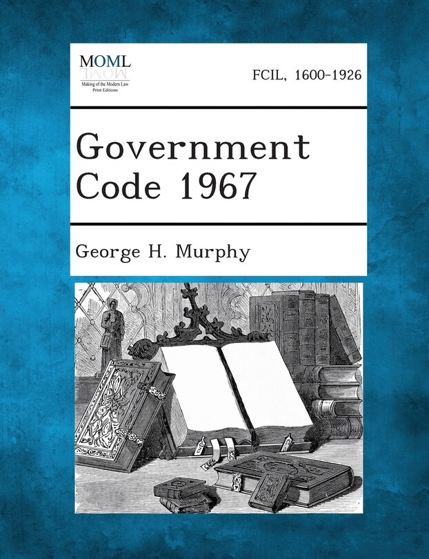 Couverture_Government Code 1967