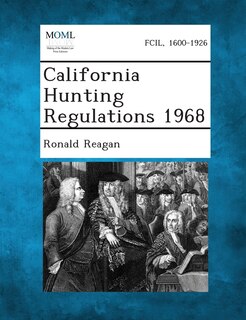 Couverture_California Hunting Regulations 1968