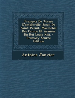 Front cover_François De Jussac D'ambleville