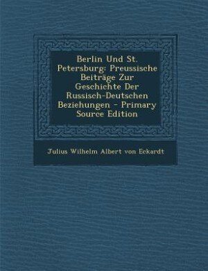 Front cover_Berlin Und St. Petersburg