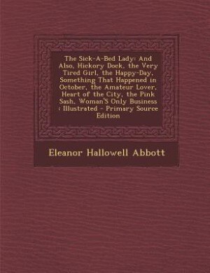 Front cover_The Sick-A-Bed Lady