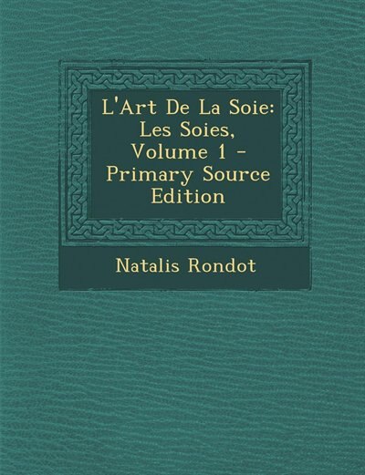 Couverture_L'Art De La Soie