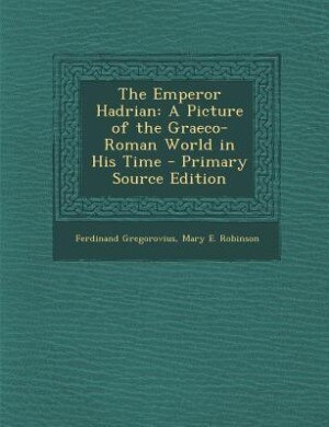 Front cover_The Emperor Hadrian