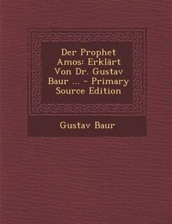 Couverture_Der Prophet Amos