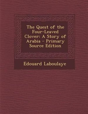 Front cover_The Quest of the Four-Leaved Clover