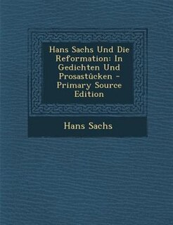 Couverture_Hans Sachs Und Die Reformation