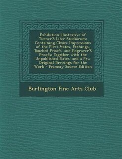 Front cover_Exhibition Illustrative of Turner'S Liber Studiorum