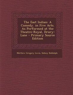 Couverture_The East Indian