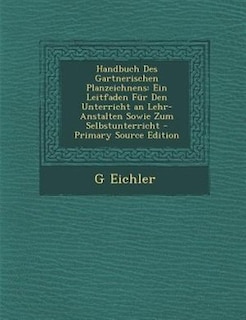 Front cover_Handbuch Des Gartnerischen Planzeichnens