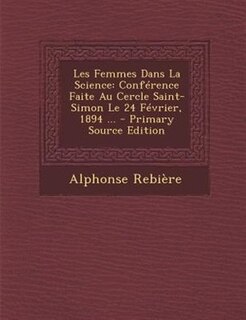Front cover_Les Femmes Dans La Science