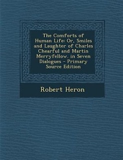 Front cover_The Comforts of Human Life