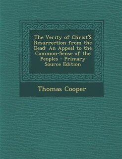 Couverture_The Verity of Christ'S Resurrection from the Dead