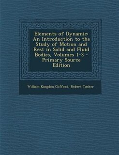 Front cover_Elements of Dynamic
