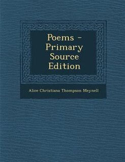 Front cover_Poems - Primary Source Edition
