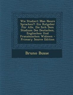 Front cover_Wie Studiert Man Neure Sprachen?
