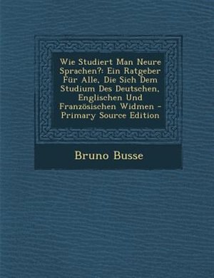 Front cover_Wie Studiert Man Neure Sprachen?