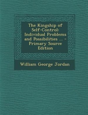 Front cover_The Kingship of Self-Control
