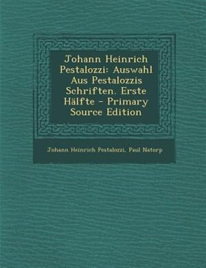 Front cover_Johann Heinrich Pestalozzi