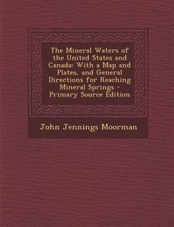 Front cover_The Mineral Waters of the United States and Canada
