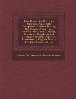 Front cover_Dio's Rome