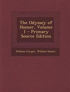 Couverture_The Odyssey of Homer, Volume 1 - Primary Source Edition