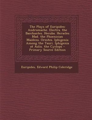 Couverture_The Plays of Euripides