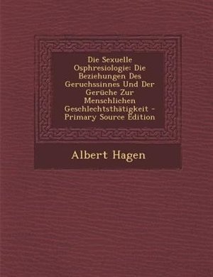 Front cover_Die Sexuelle Osphresiologie