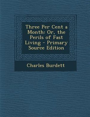 Front cover_Three Per Cent a Month