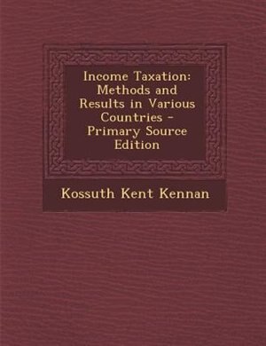 Couverture_Income Taxation