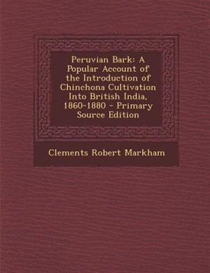 Front cover_Peruvian Bark
