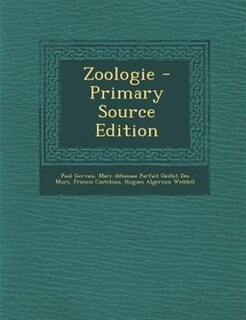Front cover_Zoologie - Primary Source Edition