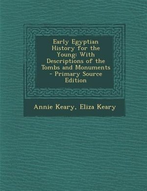 Couverture_Early Egyptian History for the Young