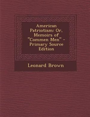 Front cover_American Patriotism