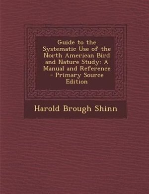 Couverture_Guide to the Systematic Use of the North American Bird and Nature Study