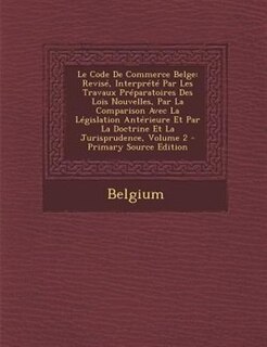Front cover_Le Code De Commerce Belge