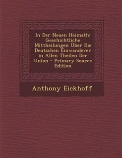 Front cover_In Der Neuen Heimath