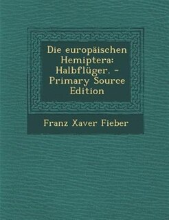 Front cover_Die europSischen Hemiptera