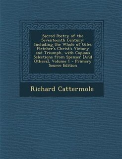 Couverture_Sacred Poetry of the Seventeenth Century