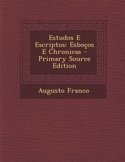 Front cover_Estudos E Escriptos