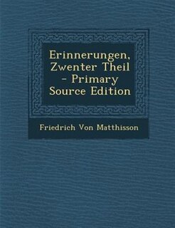 Front cover_Erinnerungen, Zwenter Theil - Primary Source Edition