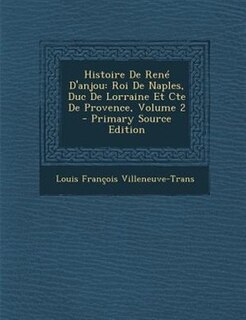 Front cover_Histoire De RenT D'anjou