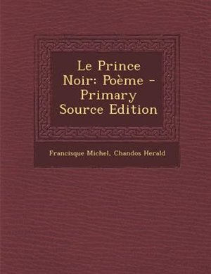 Front cover_Le Prince Noir